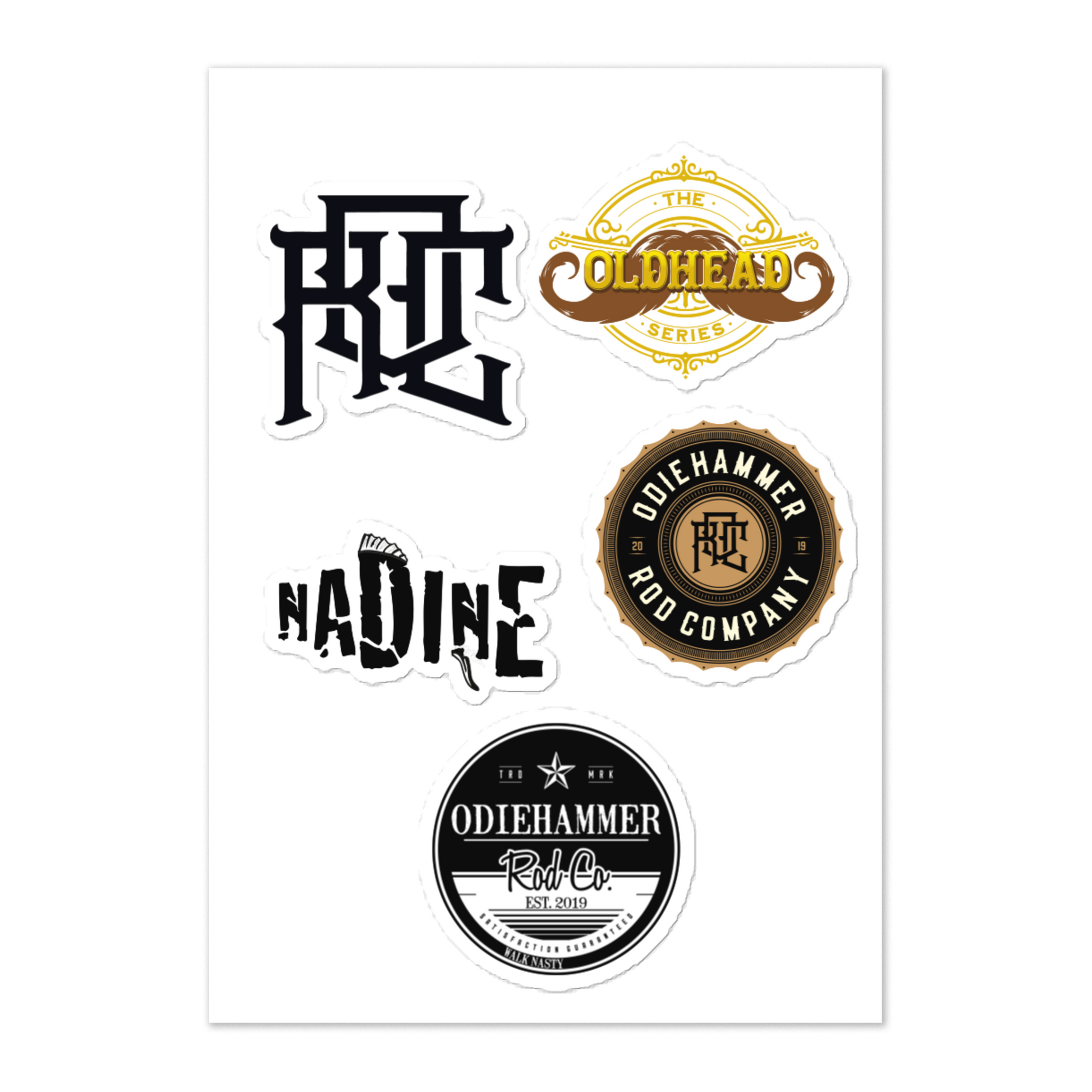 ORC Sticker Sheet – Odiehammer Rod CO.