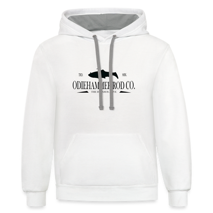 TRDMRK Hoodie - white/gray