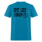 Spot Lock and Drop It - turquoise